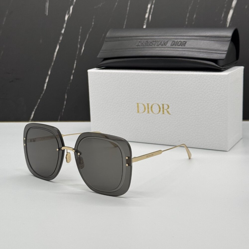 NEW ULTRADIOR SU B0A0 DIOR GOLD SMOKE WOMEN DIOR SUNGLASSES - Picture 1 of 12